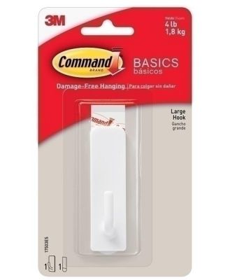 Command 17503 Large White Basic Hook - Box of 12