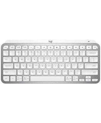 Logitech MX Master KEYS Mini Illuminated Wireless TKL Keyboard - Pale Grey