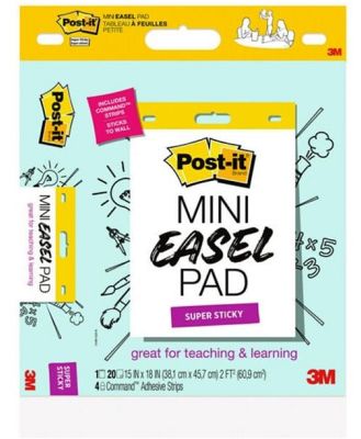 Post-It Super Sticky Mini Easel Pad White 380 x 457mm