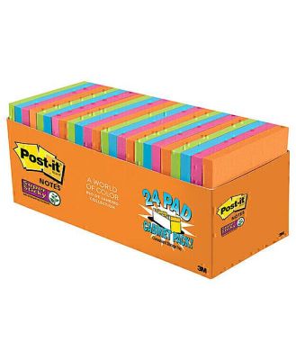 Post-It Super Sticky Notes Rio De Janeiro 76 x 76mm 24-Pack