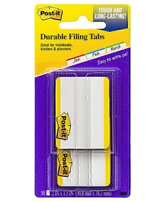 Post-It Tabs Yellow 50 x 38mm 2-Pack - Box of 6