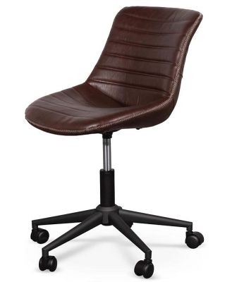 Armand Office Chair - Hickory Brown by Interior Secrets - AfterPay Available