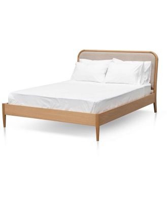 Asta Queen Bed - Beige by Interior Secrets - AfterPay Available