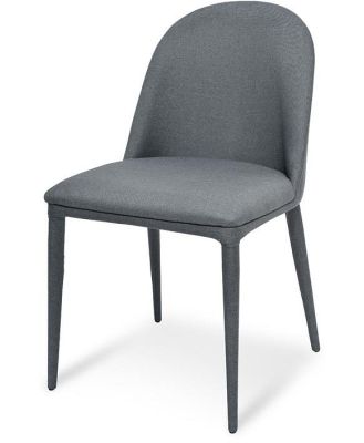 Carter Fabric Dining Chair - Gunmetal Grey - Last One by Interior Secrets - AfterPay Available