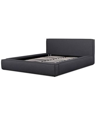 Castillo Fabric King Bed Frame - Fossil Grey by Interior Secrets - AfterPay Available