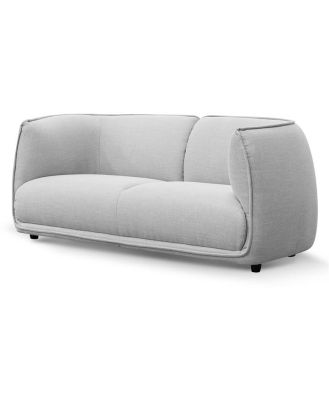 Chapman 2 Seater Fabric Sofa - Light Texture Grey by Interior Secrets - AfterPay Available