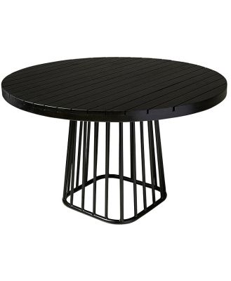 Colson Outdoor Timber Dining Table - Black by Interior Secrets - AfterPay Available