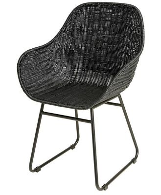 Cove Outdoor Dining Chair - Black by Interior Secrets - AfterPay Available