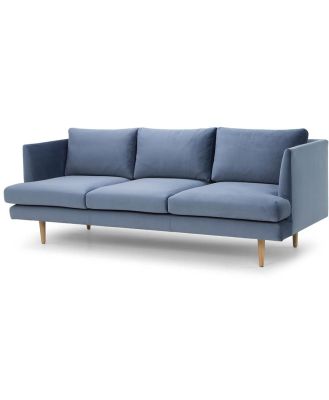 Denmark 3 Seater Sofa - Dust Blue by Interior Secrets - AfterPay Available