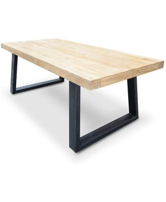 Edwin 1.98m Reclaimed Elm Wood Dining Table by Interior Secrets - AfterPay Available