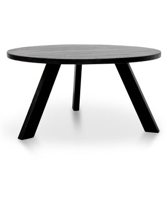 Ethan Round Dining Table - Full Black by Interior Secrets - AfterPay Available