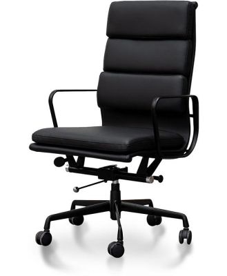 Ex Display - Ashton High Back Office Chair - Full Black by Interior Secrets - AfterPay Available