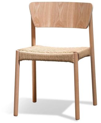 Ex Display - Filiberto Rope Seat Dining Chair - Natural by Interior Secrets - AfterPay Available