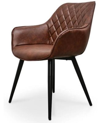 Ex Display - George Plywood Dining Chair - Cinnamon Brown by Interior Secrets - AfterPay Available