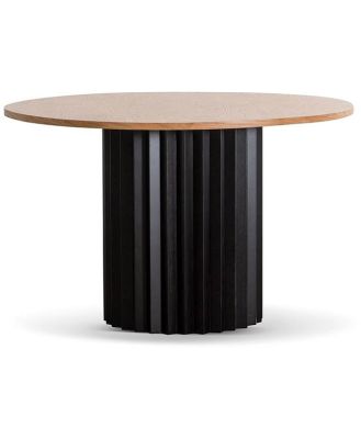 Ex Display - Luther Round Dining Table by Interior Secrets - AfterPay Available