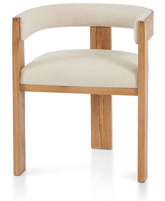 Ex Display - Miles Dining Chair - Light Beige by Interior Secrets - AfterPay Available
