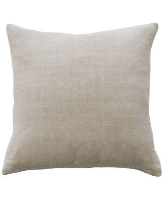 Ex Display - Mulberi Indira Linen Cushion with Feather Inserts - Natural by Interior Secrets - AfterPay Available