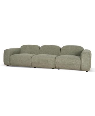 Ex Display - Soma 4 Seater Sofa - Coral Light Green by Interior Secrets - AfterPay Available