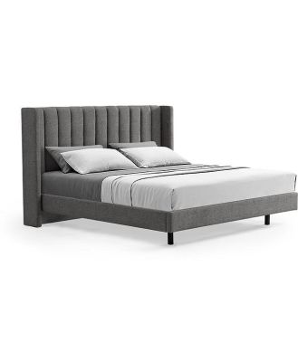 Hillsdale King Bed Frame - Spec Charcoal by Interior Secrets - AfterPay Available