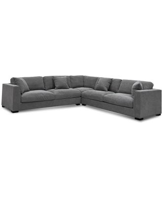 Jade Corner Sofa - Sand Grey - Last One by Interior Secrets - AfterPay Available