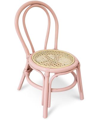 Jasper Rattan Kids Chair - Pink by Interior Secrets - AfterPay Available