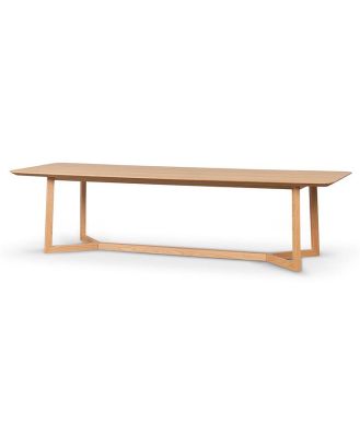 Kali 2.95m Wooden Dining Table - Natural by Interior Secrets - AfterPay Available