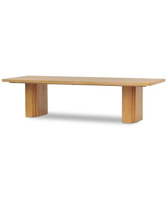 Kathleen 3m Elm Dining Table - Natural by Interior Secrets - AfterPay Available