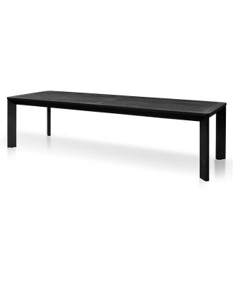 Lambert 3m Wooden Dining Table - Full Black by Interior Secrets - AfterPay Available