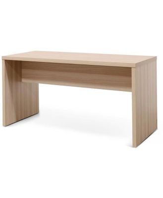 Leonor Office High Table - Light Oak by Interior Secrets - AfterPay Available