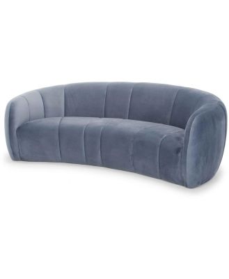 Marisol 3 Seater Fabric Sofa - Dust Blue by Interior Secrets - AfterPay Available