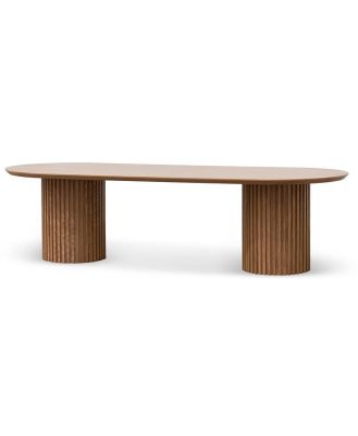 Marty 2.8m Wooden Dining Table - Natural by Interior Secrets - AfterPay Available