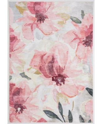 Mella 160cm x 230cm Flower Design Rugs - Lily Rose by Interior Secrets - AfterPay Available