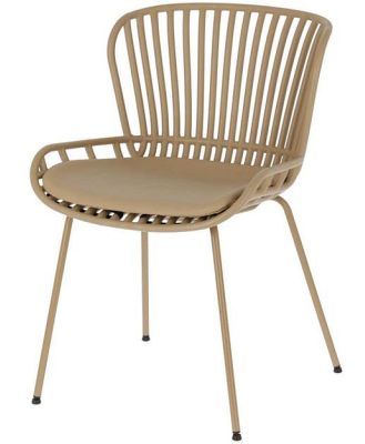 Senona Outdoor Dining Chair - Beige by Interior Secrets - AfterPay Available