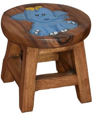 Simba Kids Stool - Baby Elephant Theme by Interior Secrets - AfterPay Available