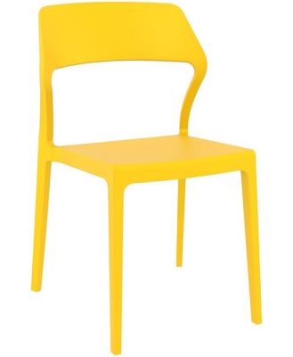 Specter Indoor / Outdoor Dining Chair - Yellow by Interior Secrets - AfterPay Available