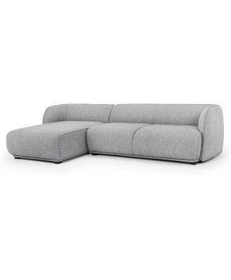 Troy 3 Seater Left Chaise Sofa - Graphite Grey by Interior Secrets - AfterPay Available