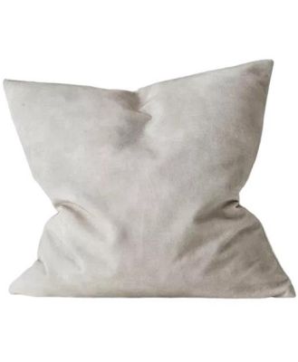 Weave Ava 50cm Velvet Cushion - Ecru by Interior Secrets - AfterPay Available