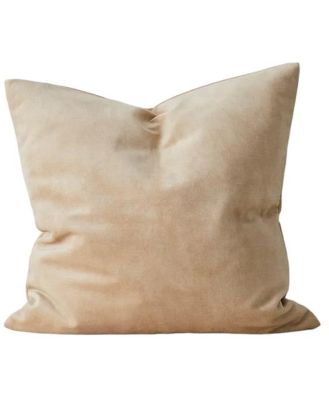 Weave Ava 50cm Velvet Cushion - Nougat by Interior Secrets - AfterPay Available