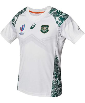 Men's Rugby World Cup Wallabies 2023 Replica Alternate Jersey, White / L