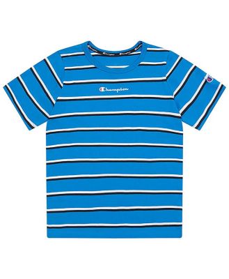 Kid's Stripe Short Sleeve Tee, Blue /