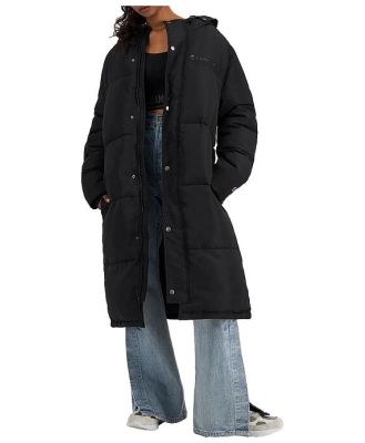 Women's Rochester Long Line Puffer Jacket, Black / L