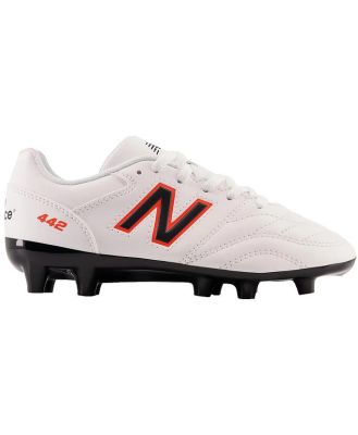 442 V2 Academy Firm Ground Junior's Football Boots, White / 2