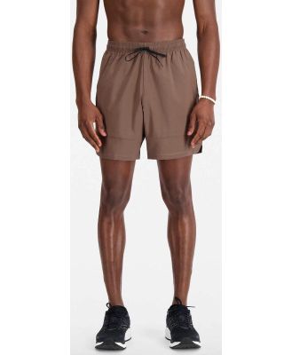 Men's 7 Inch Tenacity Solid Woven Shorts, Brown / L