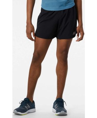 Men's Impact Run 5 Inch Shorts, Black /