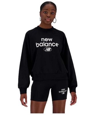 New Balance Women's Essentials Graphic Brushed Fleece Crewneck