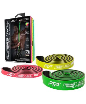 SuperBand Dual Colour 3 Pack Combo Resistance Bands