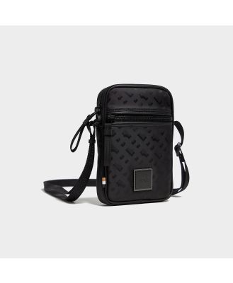 BOSS Lennon Monogram Crossbody Bag