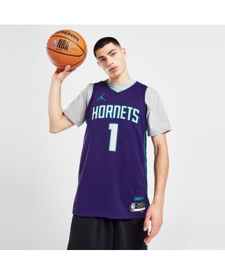 Jordan NBA Charlotte Hornets Ball #1 Swingman Jersey