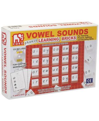 COKO Vowel Sounds Learning Bricks