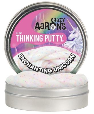 Crazy Aarons Glow Thinking Putty Enchanting Unicorn